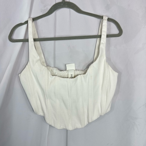 Brock Collection x H&M white corset size M - Picture 2 of 6